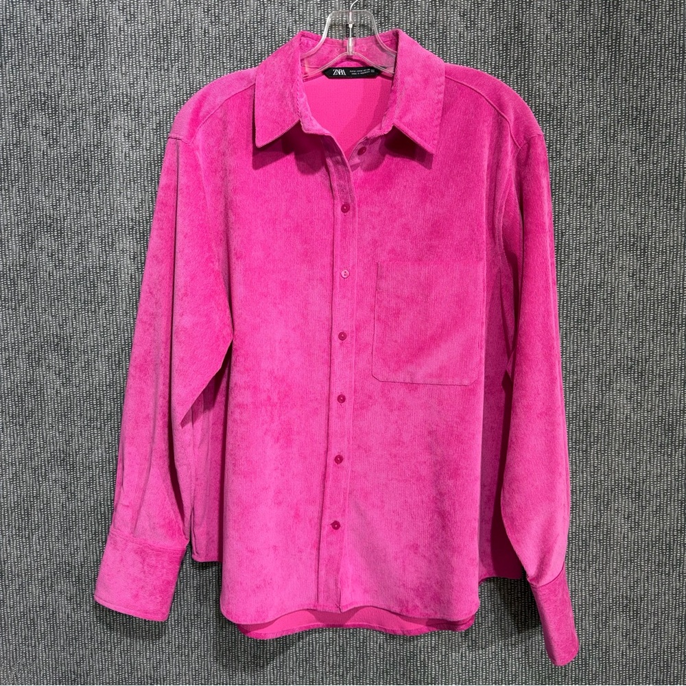 ZARA Soft Corduroy Shirt - Picture 2 of 16